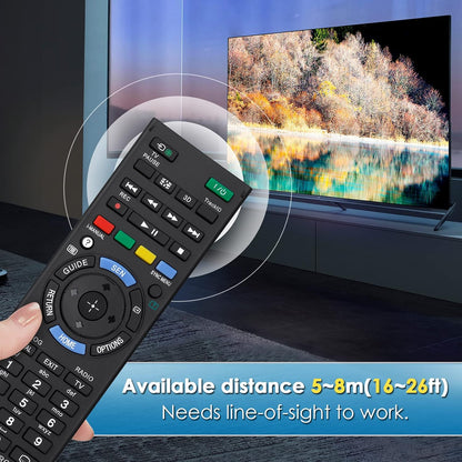 Sony TV Remote Control Universal Replacement for Sony Bravia TV RM Series