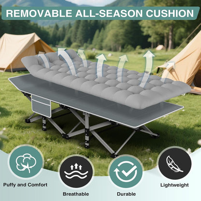 Folding Camping Bed Cots with Mattress