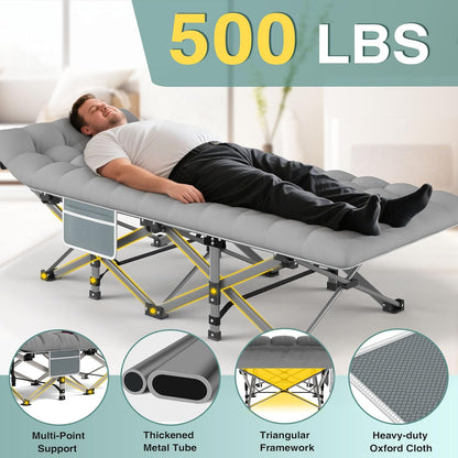 Folding Camping Bed Cots with Mattress