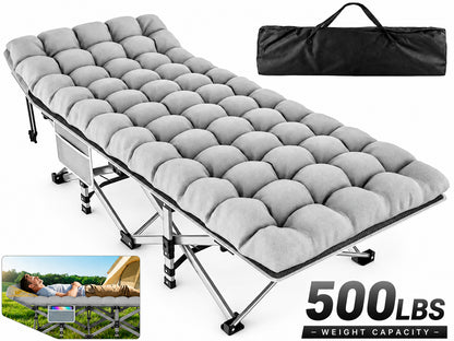 Folding Camping Bed Cots with Mattress