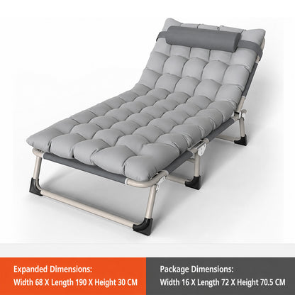 Folding Camping Bed Cots with Mattress