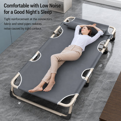 Folding Camping Bed Cots with Mattress
