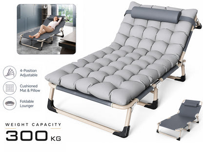 Folding Camping Bed Cots with Mattress