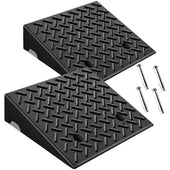 Rubber Curb Ramp 2 Piece Set 48x32cm - Black