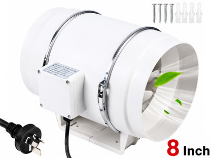 Inline Extractor Fan Exhaust Duct Fan 200mm