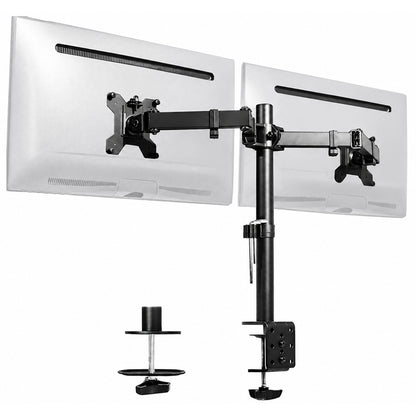 Dual Gas Spring Monitor Arm Desk Mount for 13-30 Inch Monitors