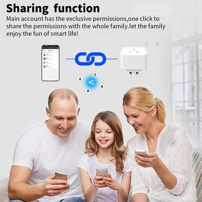 Tuya WiFi Smart Plug – 16A Smart Socket with App & Voice Control