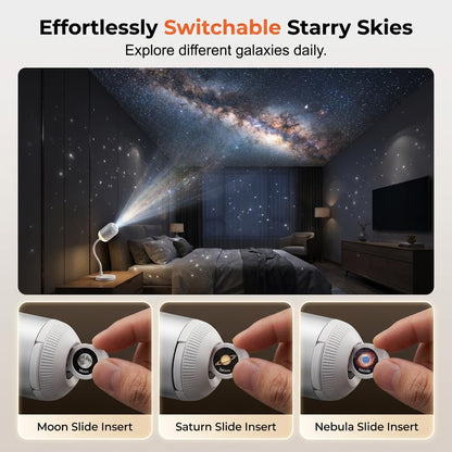 USB Galaxy Projector Night Light - 24 Slides