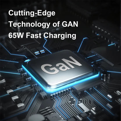65W 2 Port GaN Super Fast PD Phone Charger