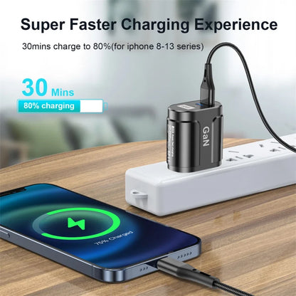 65W 2 Port GaN Super Fast PD Phone Charger