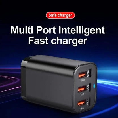 200W 6 Port GaN Super Fast PD Phone Charger