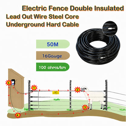 50M Double Insulated Underground Cable