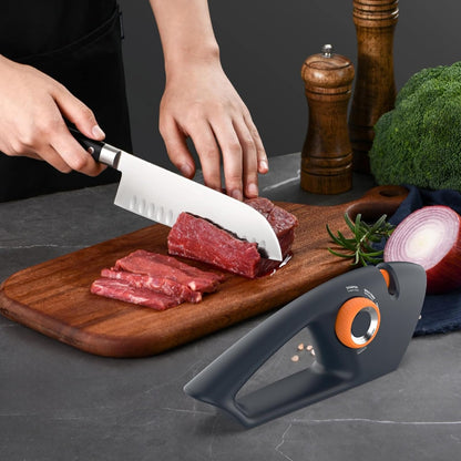 Adjustable-Angle Knife and Scissor Sharpener