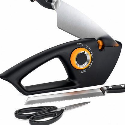 Adjustable-Angle Knife and Scissor Sharpener