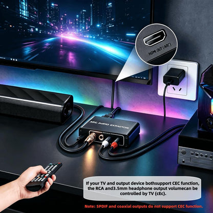 HDMI ARC Audio Extractor Adaptor