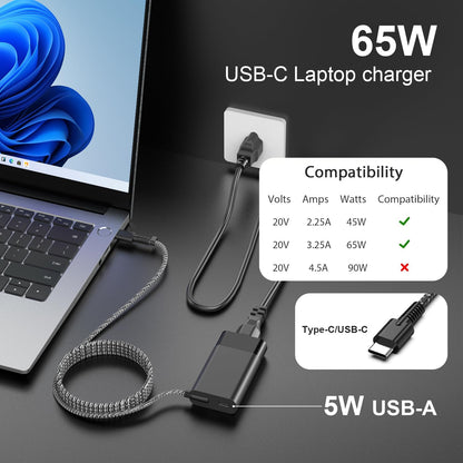 HP Laptop Charger With USB