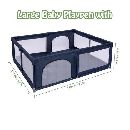 Playpals Playpen Play Fence 150 x 180cm