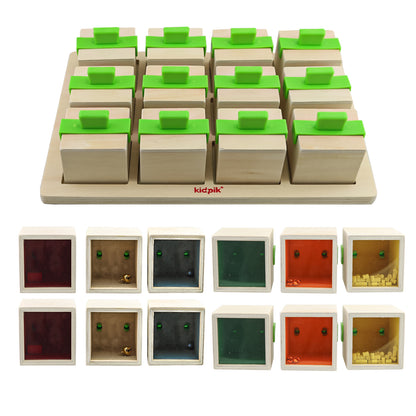Montessori Wooden Sound Matching Game 12pc Kids Toy