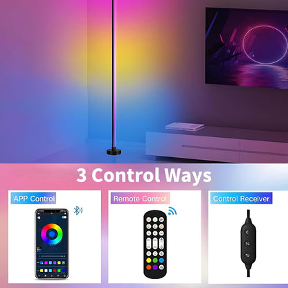 Corner Floor Lamp, 2 Pack LED Corner Lamp