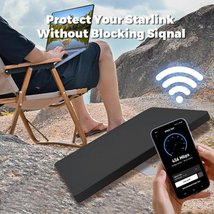 Silicone Shockproof Protective Cover for Starlink Mini Black
