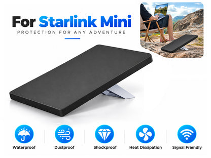 Silicone Shockproof Protective Cover for Starlink Mini Black