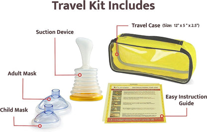 Anti Choking Device Portable Emergency Airway Suction Tool for Home & Travel