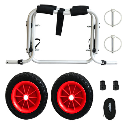 Kayak Trolley Cart Dolly Wheels Transport Canoe Fishing Carrier