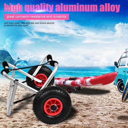 Kayak Trolley Cart Dolly Wheels Transport Canoe Fishing Carrier