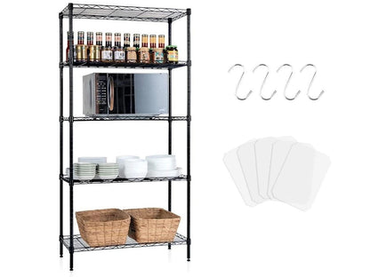 5-Tier Metal Shelves