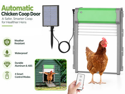 Automatic Chicken Coop Door - Solar Powered