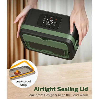 Cordless Electric Lunch Box Green