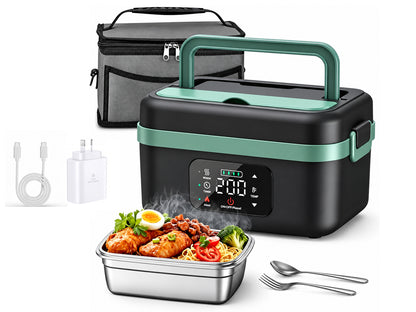 Cordless Electric Lunch Box Green