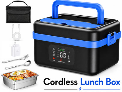 Portable Self Heating Electric Lunch Box Food Warmer