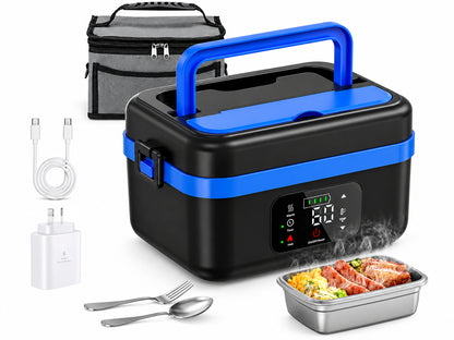 Portable Self Heating Electric Lunch Box Food Warmer