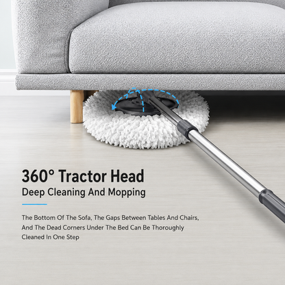 360 Spin Mop + Bucket Set Magic Mop Rotate Spinning Microfiber Mop
