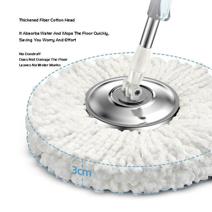 360 Spin Mop + Bucket Set Magic Mop Rotate Spinning Microfiber Mop