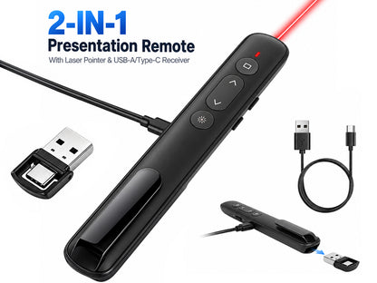 USB Wireless Presenter Laser Pointer Rechargeable
