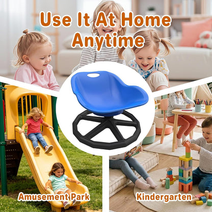 Kids Sensory Spinning Chair Blue