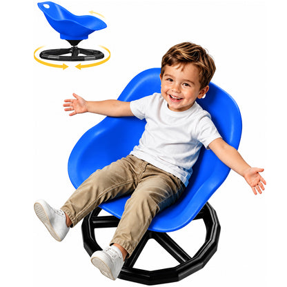 Kids Sensory Spinning Chair Blue