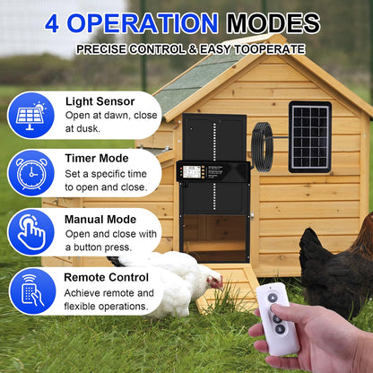 Automatic Chicken Coop Door Solar Powered