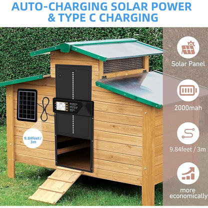 Automatic Chicken Coop Door Solar Powered