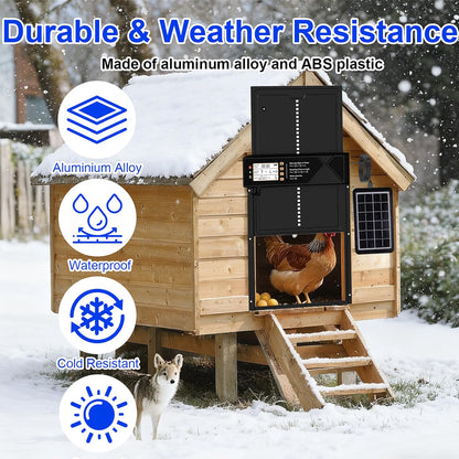 Automatic Chicken Coop Door Solar Powered
