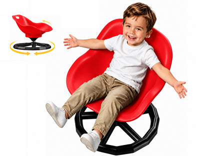 Kids Sensory Spinning Chair Red