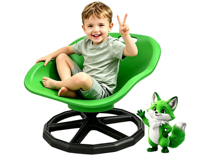 Kids Sensory Spinning Chair Green