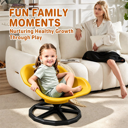 Kids Sensory Spinning Chair Yellow