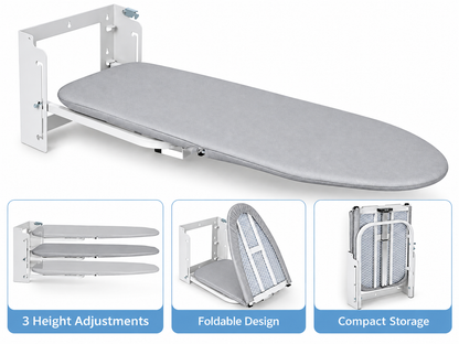 Wall Mounted Foldable Ironing Board