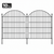 10 Pack Metal Garden Barrier Fence Animal Fence Panels,Garden Border