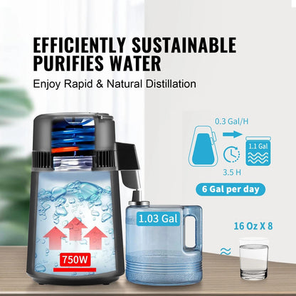 4L Water Distiller Purifier Machine
