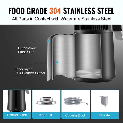 4L Water Distiller Purifier Machine