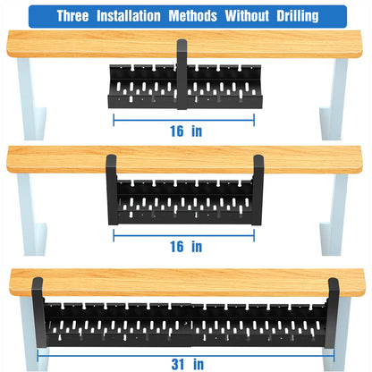 Under Desk Cable Management Rack